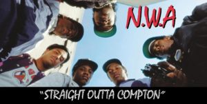 NWA Straight Outta Compton Slim Poster Print