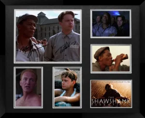 The Shawshank Redemption Double Matted Photo Collage In A Black Frame
