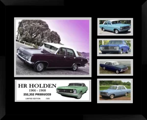 HR Holden Double Matted Photo Collage In A Black Frame