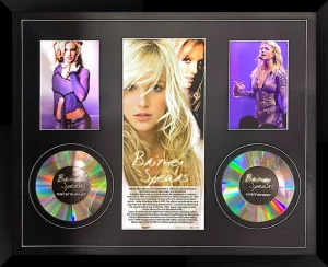 Britney Spears Photos With Mock CDs And Black Frame