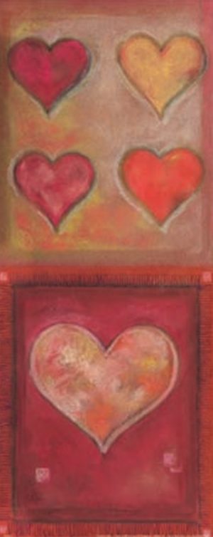 Mepas - Five Hearts I Art Print