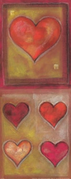 Mepas - Five Hearts II Art Print