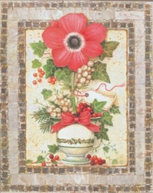Christmas Poppy Art Print