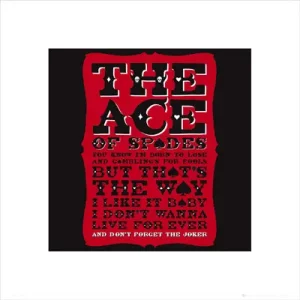 Motorhead The Ace Of Spades Lyrics Art Print