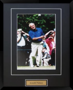 Arnold Palmer Matted And Framed Photo