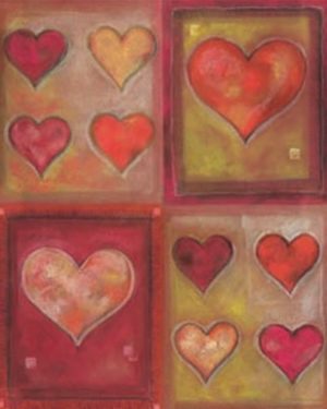 Mepas - Hearts I Art Print