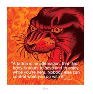 Ed Hardy - Quote Tattoo Art Print