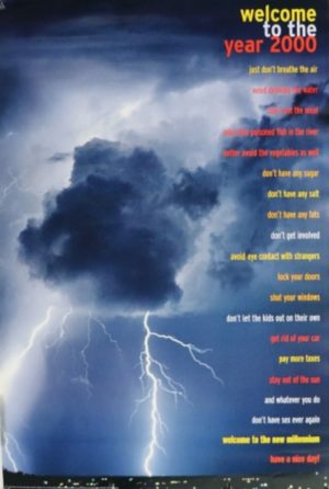 Welcome To The Year 2000 Poster (Published 1998, some wear)