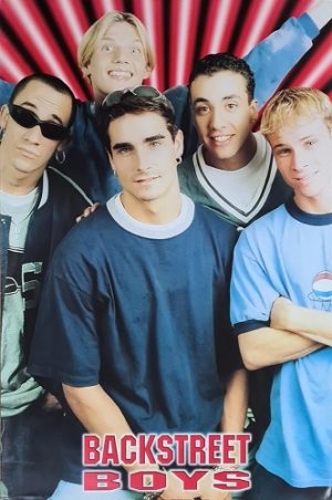 Backstreet Boys Smile Poster (Published 1998, some wear)