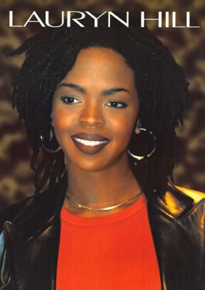 Lauryn Hill Red Poster (Published 1999, some wear)