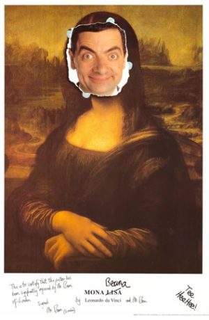 Mr Bean Mona Poster (Published 1996, some wear)