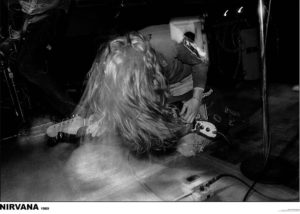Nirvana Kurt Cobain Live 1989 A1 Poster