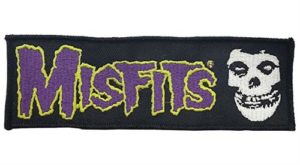 Misfits Purple Embroidered Sew On Patch