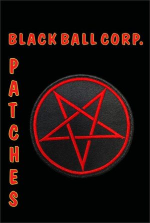 Pentagram Embroidered Sew On Patch - Image 2