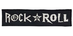 Rock & Roll Embroidered Sew On Patch