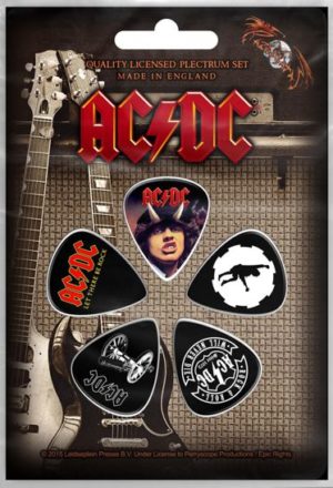 AC/DC II Guitar Picks Plectrums (set of 5)