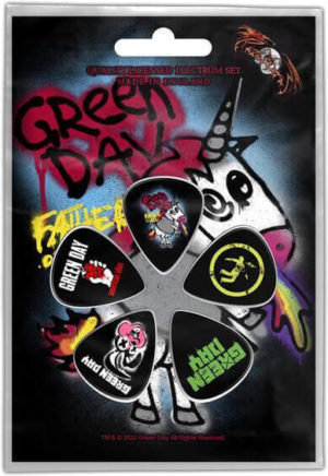 Green Day Guitar Picks Plectrums (set of 5)