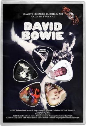 David Bowie Guitar Picks Plectrums (set of 5)