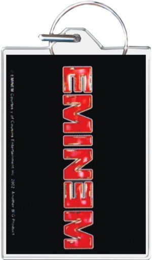 Eminem Name Keyring Keychain