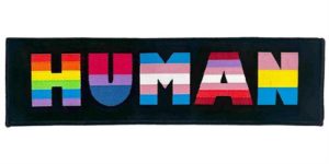 Human Woven Sew On Patch