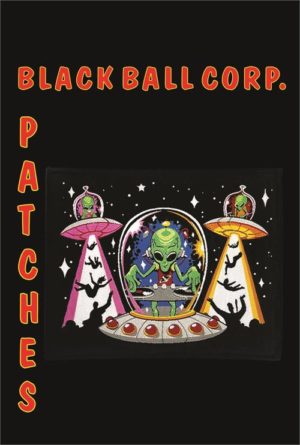 Alien Abduction Rave Woven Sew On Patch - Image 2