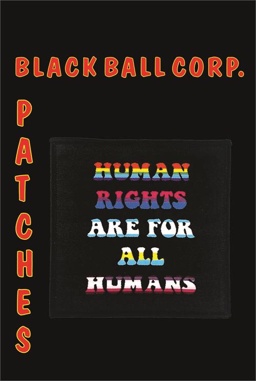 Human Rights Woven Sew On Patch - Image 2
