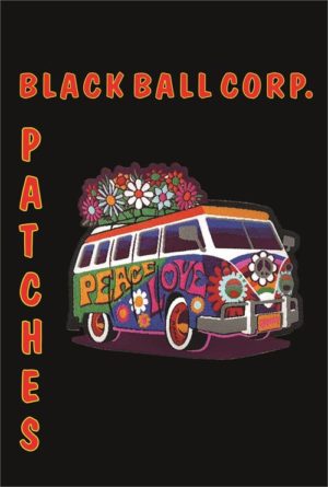 Peace Bus Woven Sew On Patch - Image 2