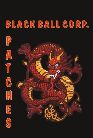 Red Dragon Woven Sew On Patch - Image 2