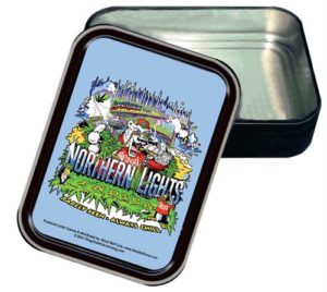 T-Dog - Northern Lights Large Stash Tin - Image 2