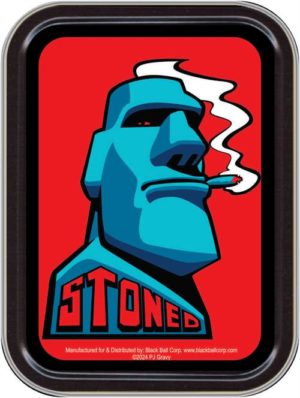Stoned Statue Large Stash Tin