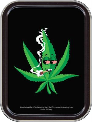 Stoned Leaf Large Stash Tin