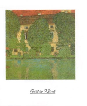 Gustav Klimt - Castle Kammer At Attersee I Art Print