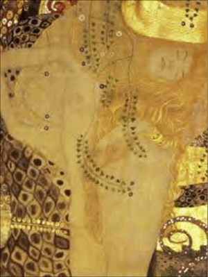 Gustav Klimt - Sea Serpent 1907 Art Print