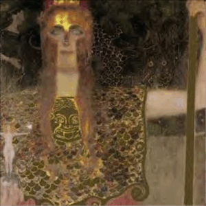 Gustav Klimt - Pallas Athene 1898 Art Print