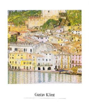 Gustav Klimt - Malcesine On Lake Garda Art Print
