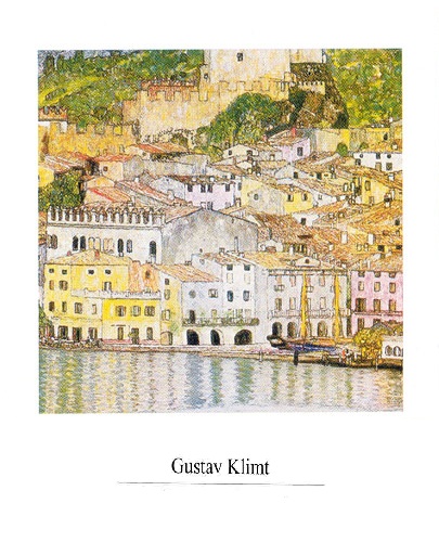 Gustav Klimt - Malcesine On Lake Garda Art Print