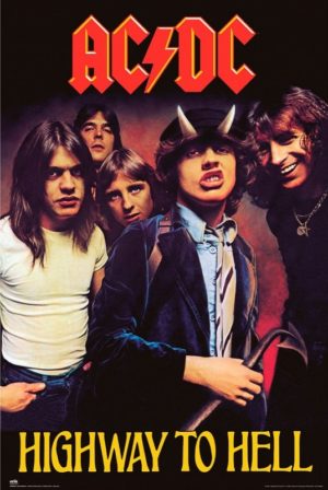 AC/DC Highway To Hell Album Cover Poster