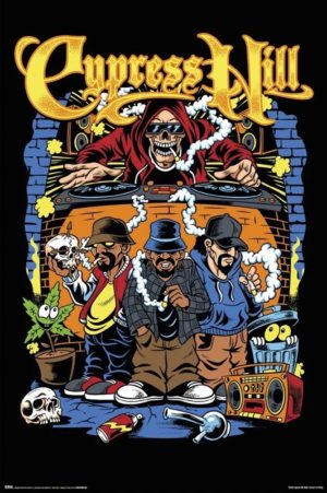 Cypress Hill Cartoon Poster