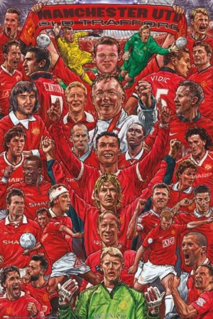 Manchester United FC Legends Poster