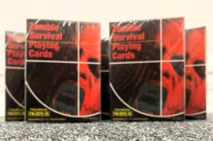 Zombie Survival Playing Cards – 5 Packs (Save 10% off sale price)