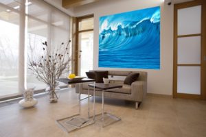 The Wave Sea Mini Mural 4 PART