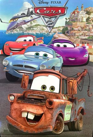 Cars 2 Porta Corsa Poster