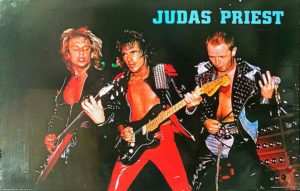 Judas Priest Live Poster (Published 1983, heavily worn)