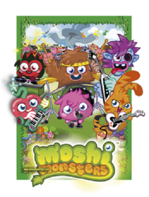 Moshi Monsters Music Rox Large 3D Lenticular Poster