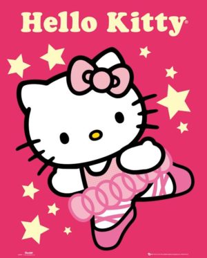 Hello Kitty Ballerina Mini Poster