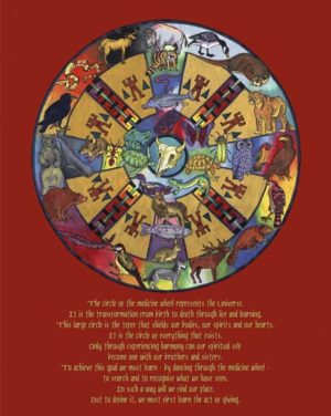 Medicine Wheel Mini Poster