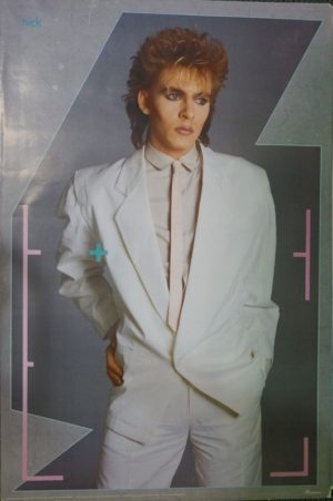 Duran Duran Nick Rhodes Poster (Published 1984, heavily worn)