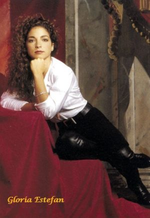 Gloria Estefan Red Velvet Poster (Published 1990, heavily worn)
