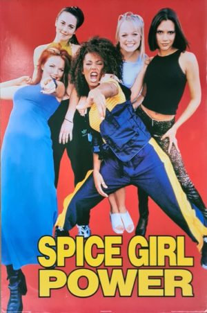 Spice Girls Power Poster (Published 1990s, some wear)