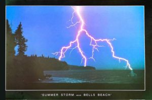 Summer Storm Near Bells Beach Poster